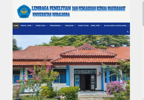 Website Lembaga Penelitian dan Pengabdian kepada Masyarakat
