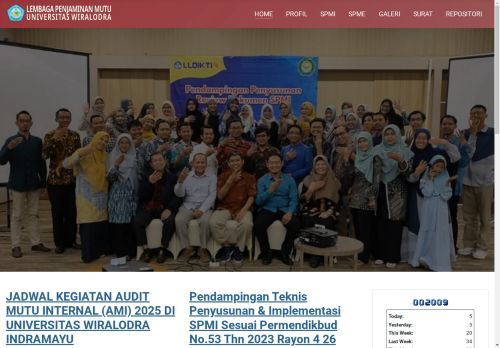 Website Lembaga Penjaminan Mutu