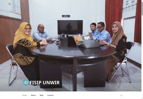 Website Fakultas Ilmu Sosial dan Ilmu Folitik